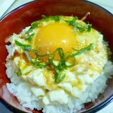 ダイエットにも！ふんわり豆腐のたまごかけご飯